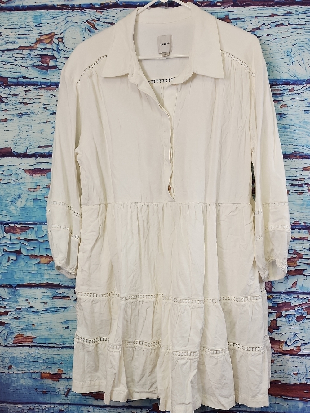 Maeve Cream-White Dress